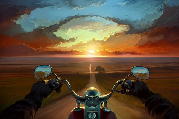 Sensaciones al viajar en moto